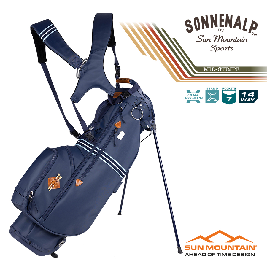 Mid-Stripe Single Strap Stand Bag – SunMountainSports