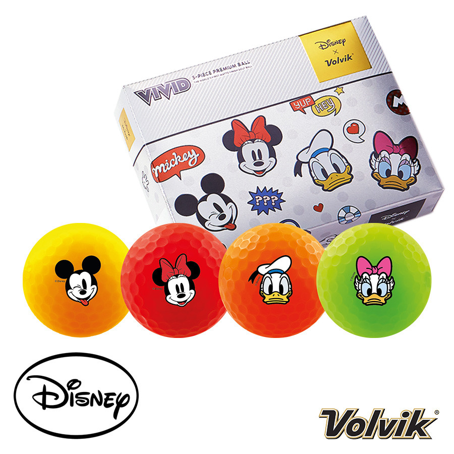 Golf Wholesale - UK - Europe - Brandfusion - Volvik Vivid Disney Dozen Pack